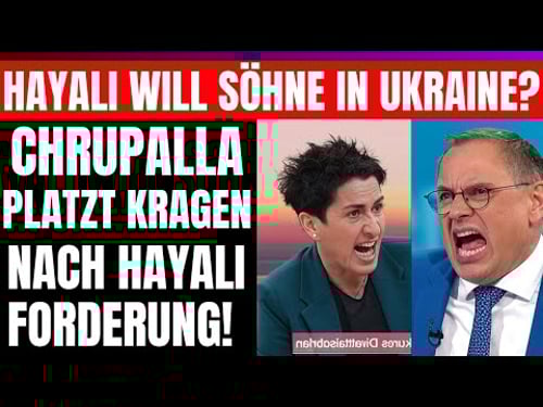 Unsere KINDER in UKRAINE! CHRUPALLA Zerfetzt Hayali nach ENTGLEISUNG Komplett!!