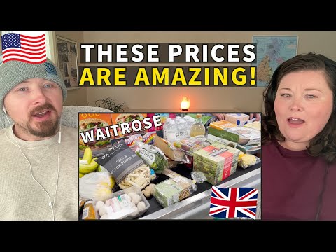 Americans React to Waitrose - The Most Expensive UK Supermarket?