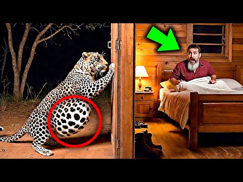 لبؤة نمرٍ حامل طرقت باب حارس الغابة طلبًا للمساعدة… ما الذي حدث بعد ذلك كان صادمًا!