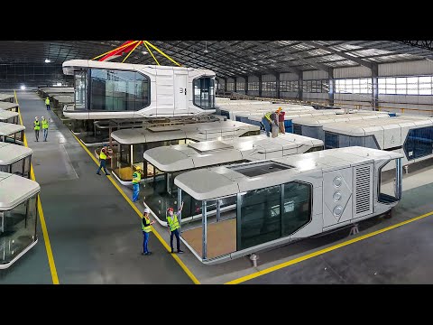 Inside Scary Factory Producing Futuristic Capsule Houses From Scratch