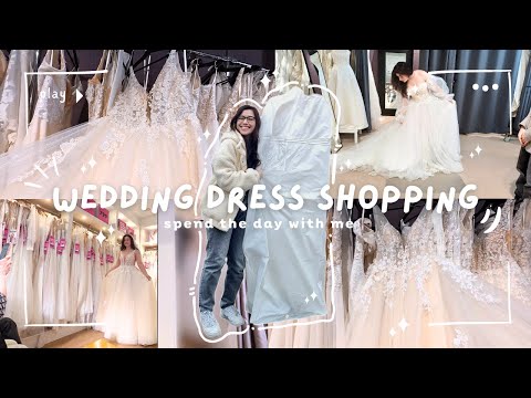 i went wedding dress shopping and I SAID YES! 👰🏻✨