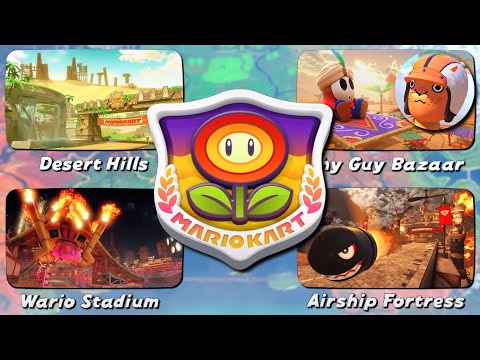 Playing EVERY Track in Mario Kart World - FLOWER CUP