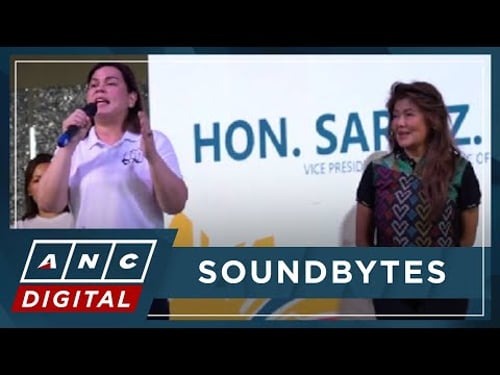 LOOK: VP Sara Duterte makes stop at local sorties in Cebu, Bohol | ANC