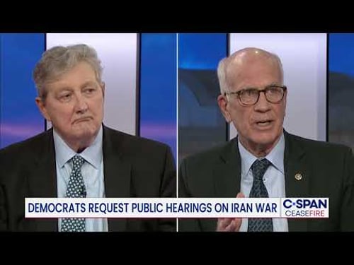 Sens. Kennedy & Welch on Iran Funding