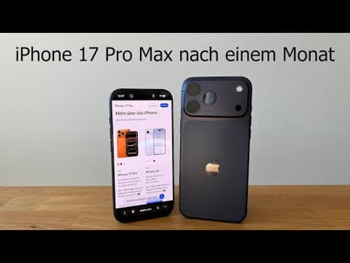 iPhone 17 Pro Max nach einem Monat | Das ausführliche Review!