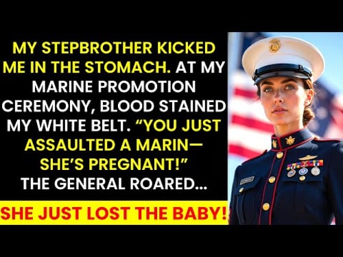 My Stepbrother Attacked Me—At the Promotion Ceremony, the General Roared: ‘She Just Lost the Baby!’