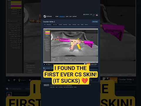 TRACKING DOWN THE FIRST EVER CS SKIN...
