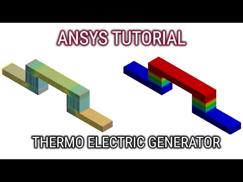 ANSYS Thermoelectric Generator (TEG) Tutorial | Thermal Electric Analysis in ANSYS Workbench | TEG