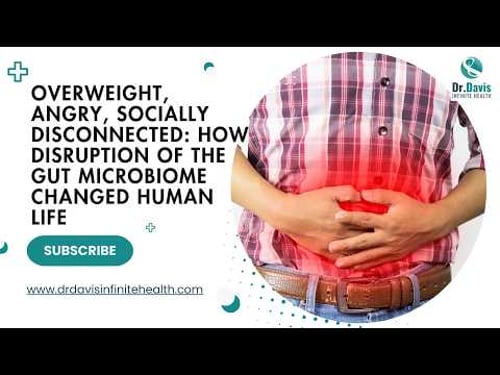 Overweight, angry, socially disconnected: How disruption of the gut microbiome changed human life