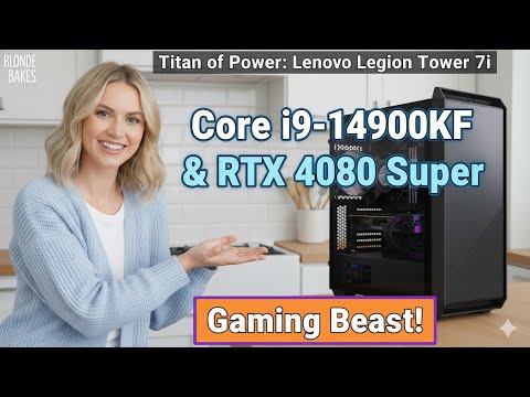 Titan of Power: Lenovo Legion Tower 7i – Core i9-14900KF & RTX 4080 Super Gaming Beast!