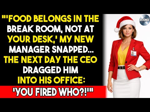 She Was Fired Over a Snack. The CEO’s Reaction? A Christmas Showdown He Won’t Forget.