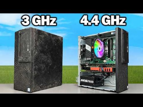 How Far Can I Upgrade This $56 Trash Office PC?!