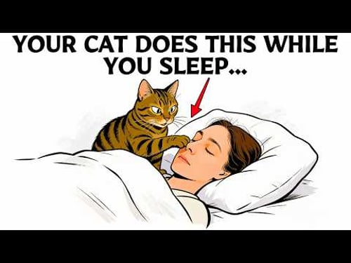 The One Strange Thing Your Cat Does Every Night While You