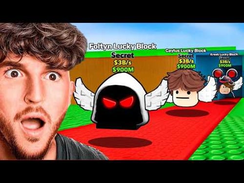 I Opened 100 YouTuber Lucky Blocks!