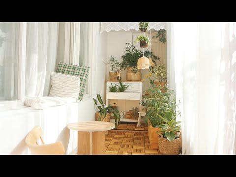 낡은 베란다🏡심쿵한 변신의 순간! 셀프로 만든🪴감성 베란다 정원과 텃밭ㅣ나의 두번째 냉장고