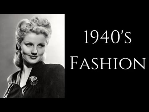 1940's FASHION- FASHION HISTORY SESSIONS