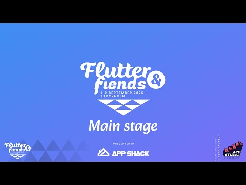 Flutter & Friends 2025 - Main stage stream