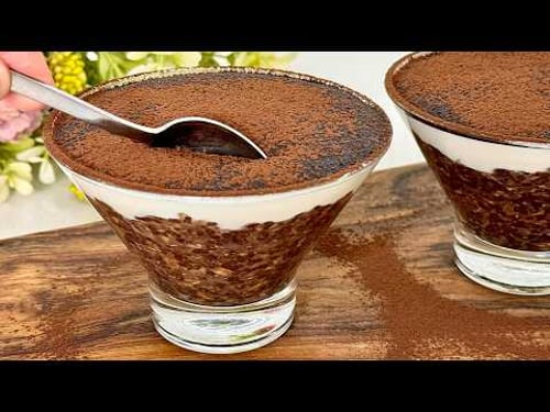 🔥 Overnight Oats Tiramisu! No Sugar! Healthy Breakfast in 5 Minutes