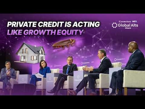 Private Credit Is Acting Like Growth Equity. That's a Problem | Global Alts Miami 2026