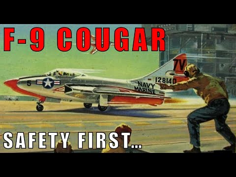 GRUMMAN F-9 COUGAR: An Important, But Not An Exciting 1950s Carrier Fighter