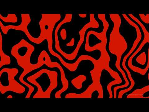 Black & Red Topographic Wave Wallpaper | 6-Hour 4K Loop • Live Background / Screensaver