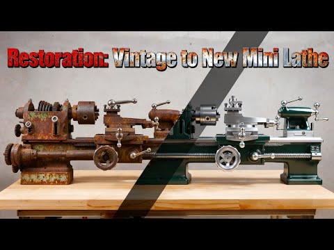 Part 1: Vintage Mini Lathe Restoration (From Rust to Like-New!)