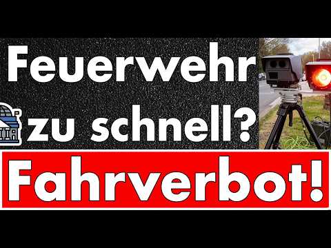 Mit Blaulicht geblitzt: 2 Punkte, 1 Monat Fahrverbot & 368 Euro Bußgeld! Feuerwehrmann wirft hin!
