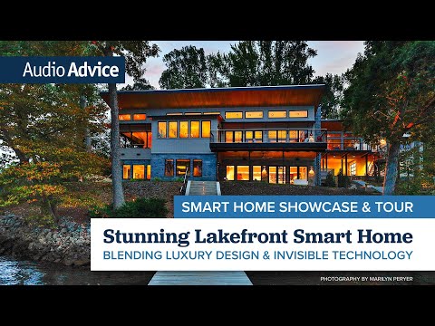 Inside a Stunning Lakefront Smart Home With Hidden Speakers and Intelligent Ketra Lighting