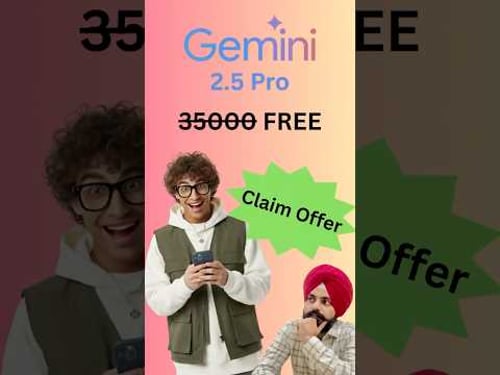 Get Free Gemini AI Pro Subscription for 18 months 🤩#jio #shortsfeed #aitools #gemini
