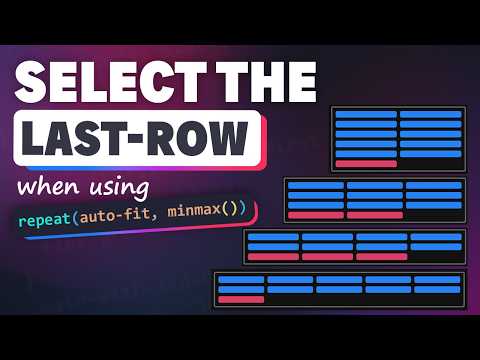 A CSS Trick to select a specific row with Grid auto-fit/fill