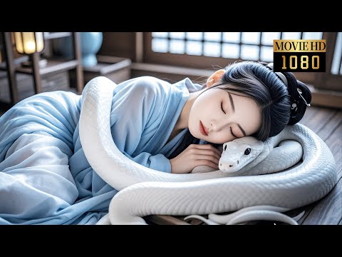 The girl saved the snake, but he is dragon king and climbed into girls bed, making love with her