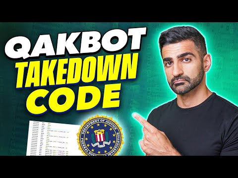 Analyzing the FBI's Qakbot Takedown Code (Malware Analysis & Reverse Engineering)