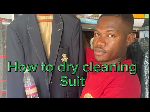 How to dry cleaning suit