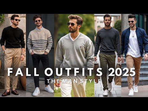 Most Stylish Fall Outfit Ideas For Men 2025 | Men's Fashion Ideas | Casual Outfits For Men