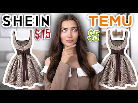 Are TEMU & SHEIN Selling The SAME Products!? LET'S FIND OUT!