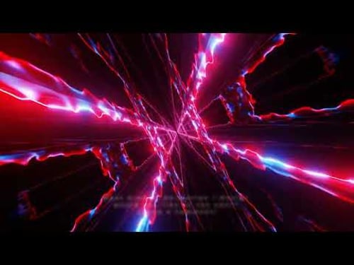 Magnificent Hypnotic VJ LOOP NEON Tunnel Abstract Background Video 4k Flow Visuals Party Lights