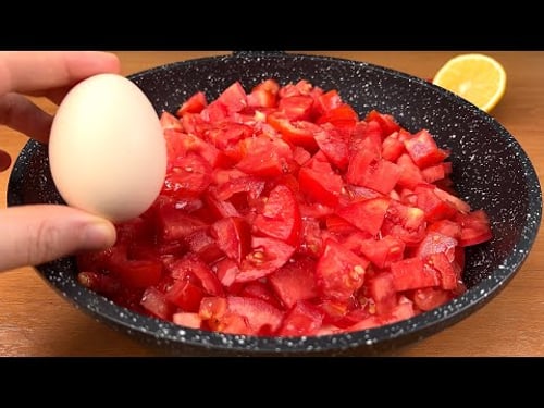 Hast du eine Tomate und ein Ei? Preiswertes und leckeres Rezept