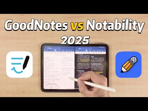 GoodNotes vs Notability (2025) | Which Note-Taking App is Better?