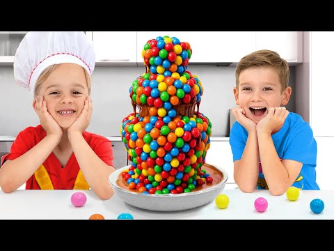 Kids learn to make Handmade sweets