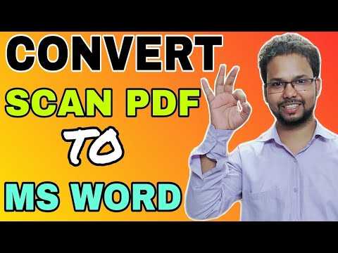 2 Best Method to Convert Scanned PDF File to MS Word | Step by Step Tutorial in Hindi