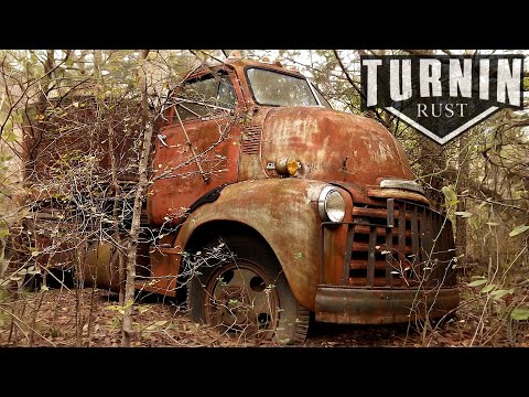 Forgotten COE Rescued from Woods After 50 Years! | Abandoned 1951 Chevy Cabover Truck | Turnin Rust