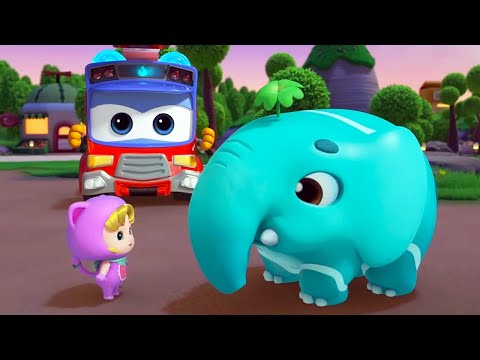 Школьный Автобус Гордон 🚌 ФОНТАН ИЗ СЛОНОВ (49 серия 1 сезон) 🚌 Развивающий мультик детям