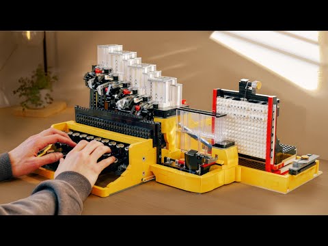 Building a Functional LEGO Typewriter