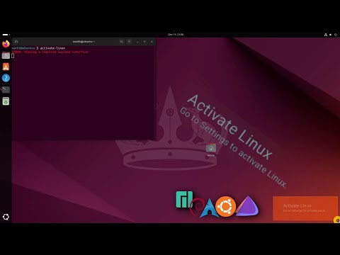 How To Enable Activate Linux Watermark Notification In Linux Desktop