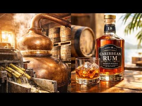 Inside the Rum Factory 🥃 How Caribbean Rum Is Made (Full Production Process)