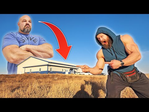 Brian Shaw's Home Gym is BETTER than MINE?