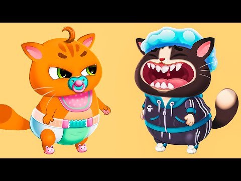 Суровый КОТИК БУБУ 2 #17. Испытание для Бубу и Васяна. Мультик ИГРА про котят на Игрули TV