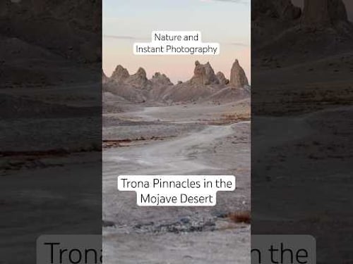 Instant Nature: Trona Pinnacles #fujifilm #tronapinnacles #instantphotography #fujiinstax #mojave