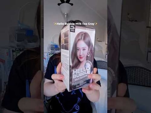 Hello Bubble Milk Tea Gray | Foam Hair Dye