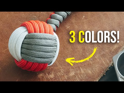 This Is Possible? 3 Color Monkey's Fist! | HOW TO
